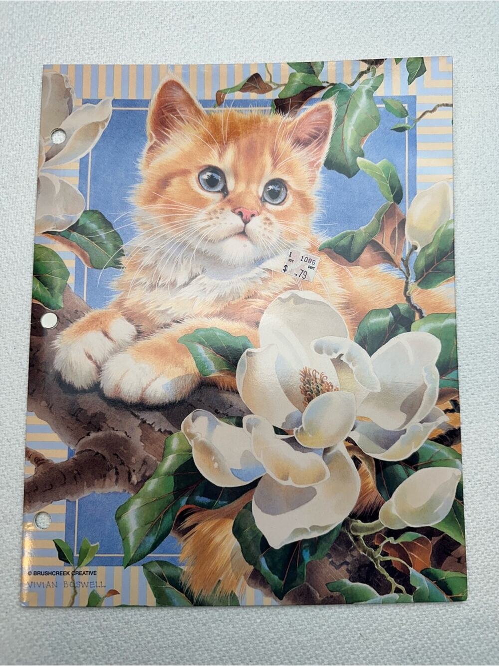 Vintage 90s Mead Portfolio Folder cats
Vivian Boswell Sophisticats